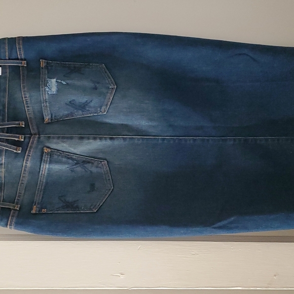 Mcguire denim skirt with front slit S29 - Picture 4 of 13